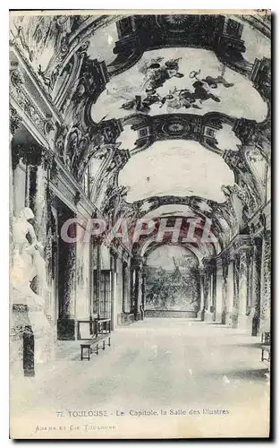 Cartes postales Toulouse Le Capitole la Salle des Illustres