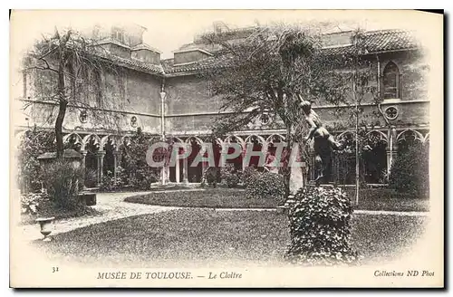 Cartes postales Musee de Toulouse Le Cloitre