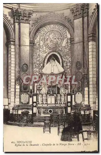 Cartes postales Toulouse Eglise de la Daurade Chapelle de la Vierge Noire