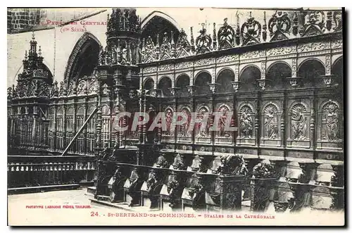 Ansichtskarte AK Les Pyrenees Centrales St Bertrand de Comminges Stalles de la Cathedrale