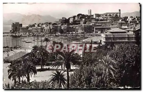 Cartes postales Cannes le Port et le Mont Chevalier