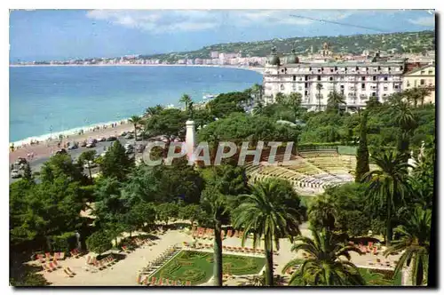 Ansichtskarte AK Nice les Jardins Albert I L'Hotel Ruhl