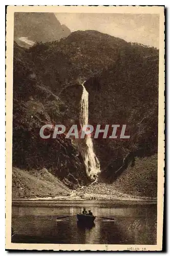 Ansichtskarte AK Pyrenees Ocean Luchon Lac d'Oo la Grande Cascade