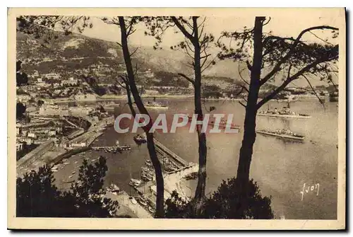 Cartes postales Cote d'Azur Villefranche Alpes Maritimes L'Escadre en rade