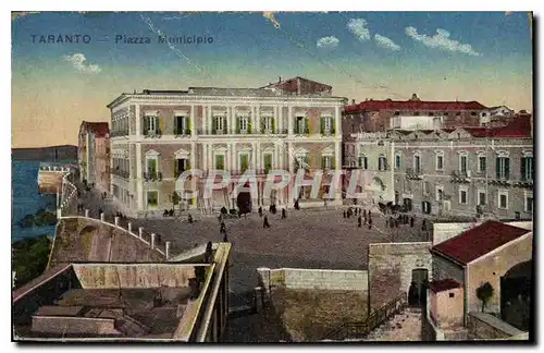 Cartes postales Taranto Piazza Municipio