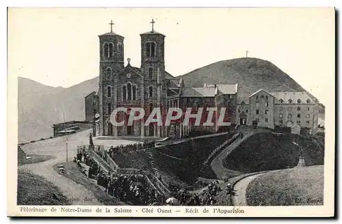 Cartes postales Pelerinage de Notre Dame de La Salette Cote Ouest Recit de l'Apparition