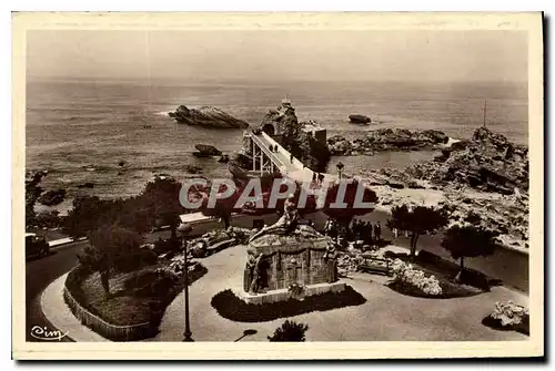 Cartes postales Biarritz L'Esplanade du Rocher de la Vierge