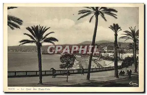 Cartes postales Nice Le Quai des Etats Unis