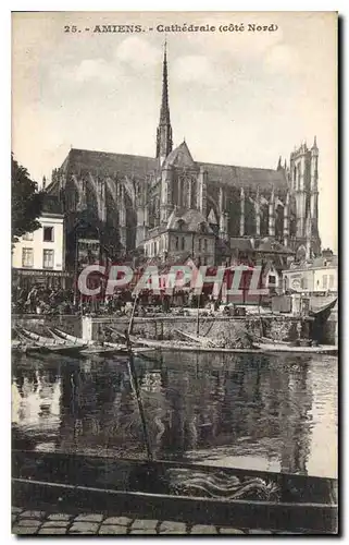 Cartes postales Amiens Cathedrale Cote Nord