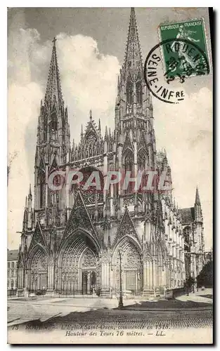 Cartes postales Rouen L'Eglise Saint Ouen