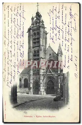 Cartes postales Pontoise Eglise Saint Maclou