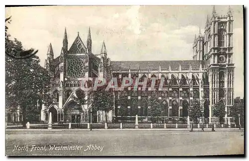 Ansichtskarte AK North Front Westminster Abbey