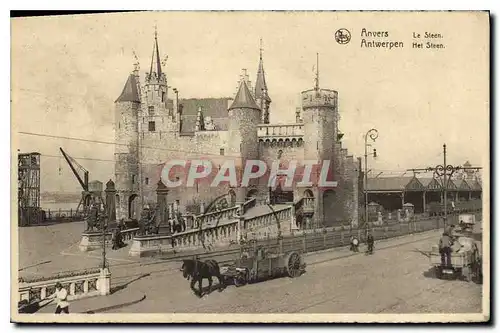 Cartes postales Anvers Le Steen