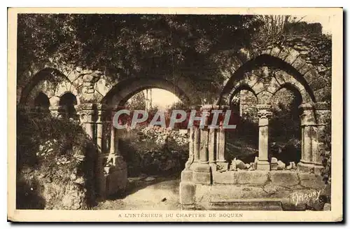 Cartes postales A L'Interieur du Chapitre de Boquen