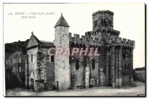 Cartes postales Royat Vieille Eglise fortifee