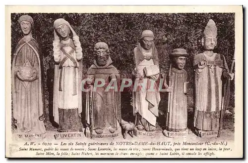 Cartes postales Les six Saints guerisseurs de Notre Dame du Haut pres Moncontour C du N