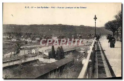 Cartes postales Pau Vue sur Jurancon et les Coteaux