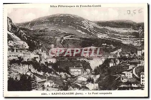 Cartes postales Saint Claude Jura Le Pont suspendu