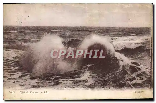 Cartes postales Effet de Vagues