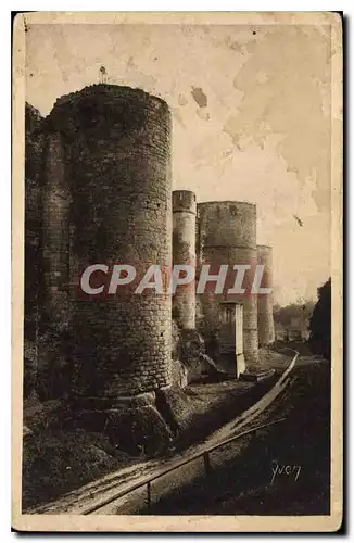 Cartes postales Chateaux de la Loire Chateau de Loches Facade occidentale