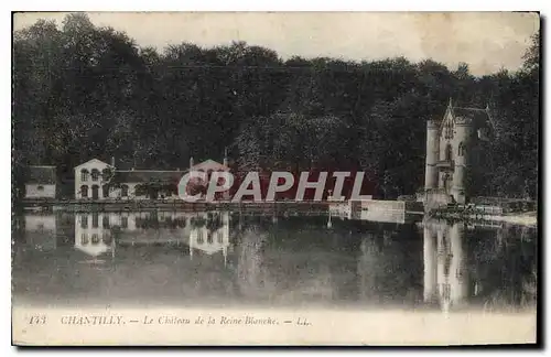 Cartes postales Chantilly Le Chateau de la Reine Blanche