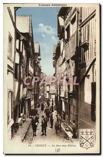 Ansichtskarte AK Lisieux La Rue aux Fevres