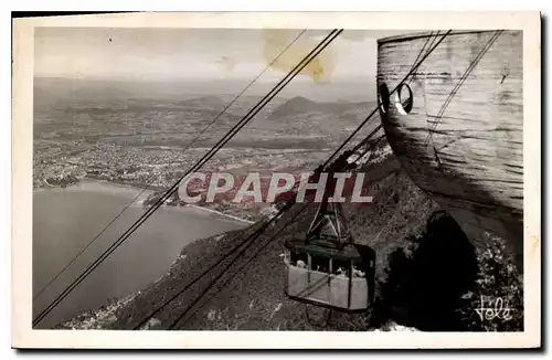 Cartes postales La Teleferique de Veyrier Vue generale d'Annecy