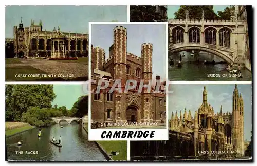 Ansichtskarte AK St John College Gateway Cambridge