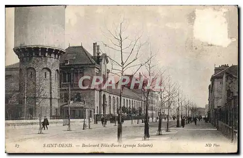 Cartes postales Saint Denis Boulevard Felix Faure