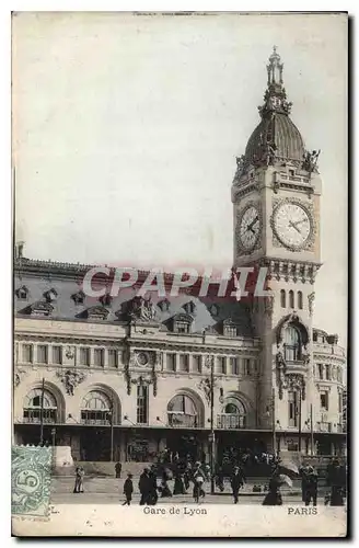 Cartes postales Paris Gare de Lyon