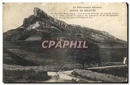 Cartes postales Le Maconnais Illustre Roche de Solutre