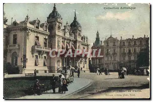 Cartes postales Le Casino et l'Hotel de Paris Monaco