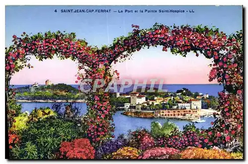 Cartes postales Saint Jean Cap Ferrat Le Port et la Pointe Saint Hospice