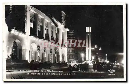 Cartes postales Nice Palais de la Mediterranee et Promenade des Anglais