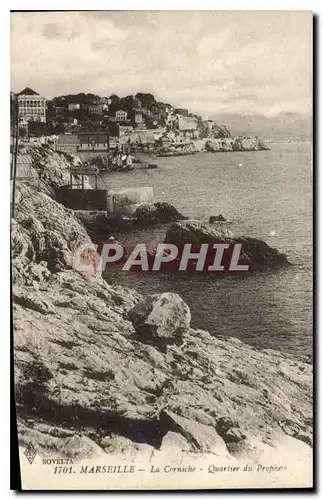 Ansichtskarte AK Marseille La Corniche Quartier du Prophete