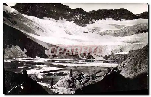 Cartes postales Environs de Luchon HG Le lac glace du Portillon