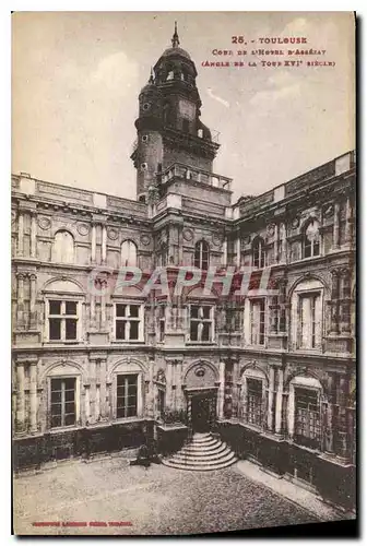 Cartes postales Toulouse Cour de l'Hotel d'Assezat