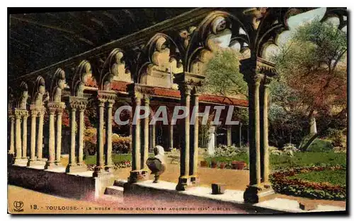 Cartes postales Toulouse Le Musee Grand Cloitre des Augustins