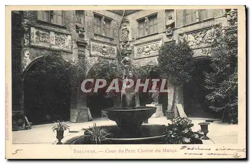 Cartes postales Toulouse Cour du Petit Cloitre du Musee