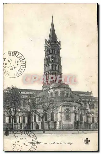 Cartes postales Toulouse Abside de la Basilique