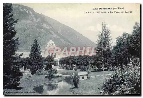 Cartes postales Luchon Le Parc du Casino