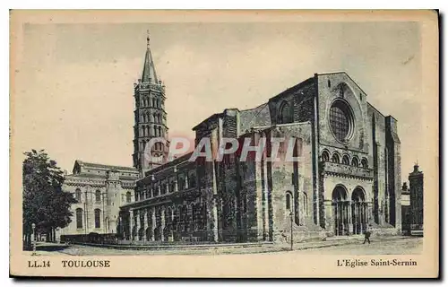 Cartes postales Toulouse L'Eglise Saint Sernin