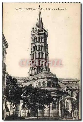 Ansichtskarte AK Toulouse L'Eglise St Sernin L'Abside