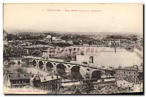 Cartes postales Toulouse Vue Generale sur La Garonne