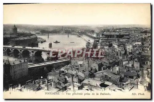 Cartes postales Toulouse Vue generale prise de la Dalbade