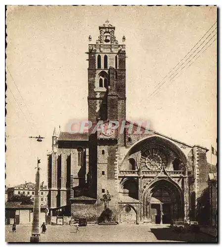 Cartes postales Toulouse La Cathedrale Saint Etienne La Rose