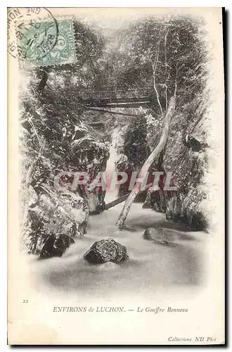 Ansichtskarte AK Environs de Luchon Le Gouffre Bonneau