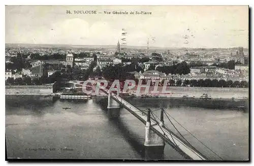 Cartes postales Toulouse Vue generale de St Pierre