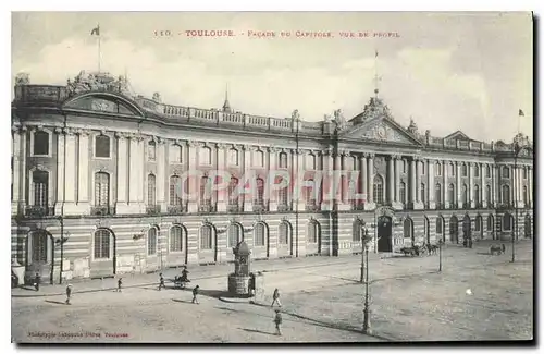 Ansichtskarte AK Toulouse Facade du Capitole vue de profil