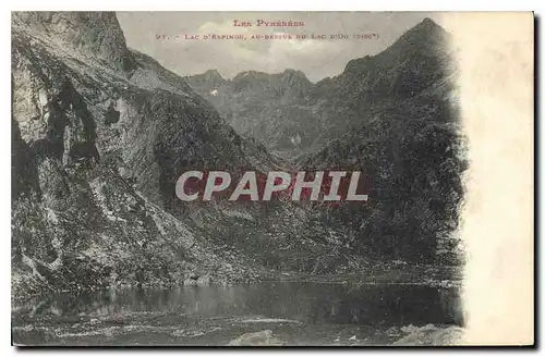 Cartes postales Lac d'Espingo au dessus ou Lac d'Oo